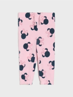 Sinsay - Spodnie dresowe Minnie Mouse - różowy