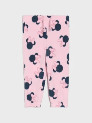 Sinsay - Spodnie dresowe Minnie Mouse - różowy
