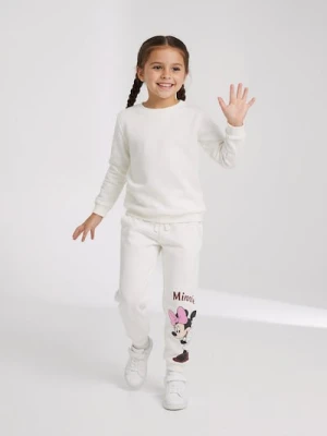 Sinsay - Spodnie dresowe Minnie Mouse - różowy