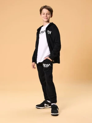 Sinsay - Spodnie dresowe NASA - czarny