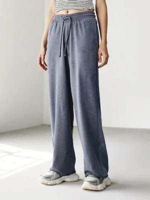 Sinsay - Spodnie dresowe - niebieski