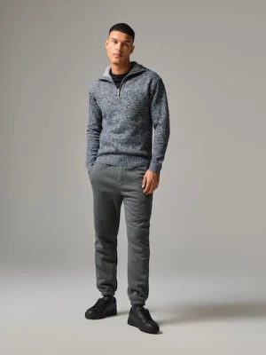 Sinsay - Spodnie dresowe ocieplane - szary