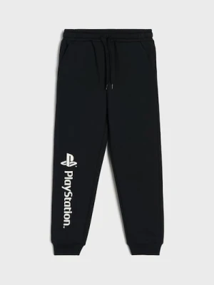 Sinsay - Spodnie dresowe Playstation - czarny