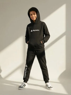 Sinsay - Spodnie dresowe Playstation - czarny