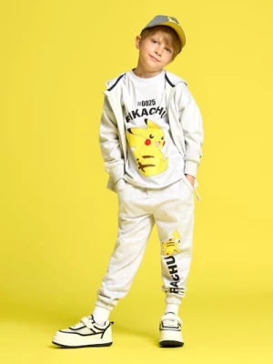 Sinsay - Spodnie dresowe Pokemon - szary