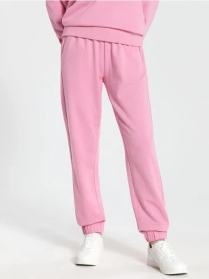Sinsay - Spodnie dresowe - różowy