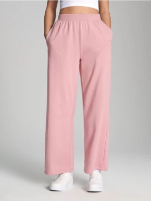 Sinsay - Spodnie dresowe - różowy