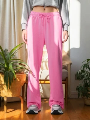 Sinsay - Spodnie dresowe - różowy