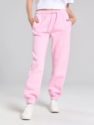 Sinsay - Spodnie dresowe - różowy