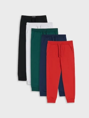 Sinsay - Spodnie dresowe slim 5 pack - szary