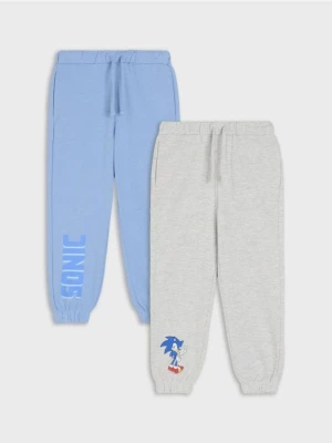 Sinsay - Spodnie dresowe Sonic 2 pack - wielobarwny