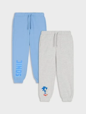 Sinsay - Spodnie dresowe Sonic 2 pack - wielobarwny