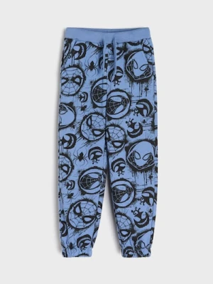 Sinsay - Spodnie dresowe Spider-Man - szary