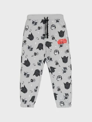 Sinsay - Spodnie dresowe Star Wars - szary