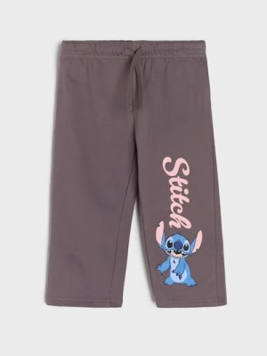 Sinsay - Spodnie dresowe Stitch - szary