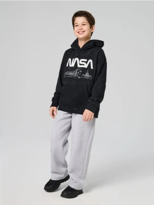 Sinsay - Spodnie dresowe straight - szary