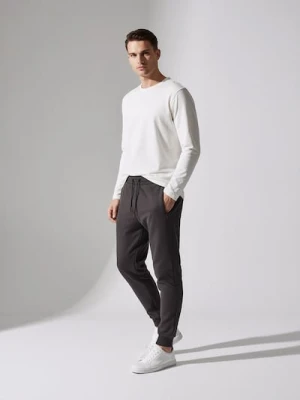 Sinsay - Spodnie dresowe - szary