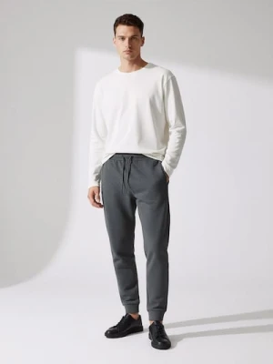 Sinsay - Spodnie dresowe - szary