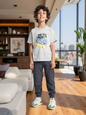 Sinsay - Spodnie dresowe - szary