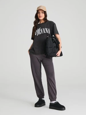 Sinsay - Spodnie dresowe - szary