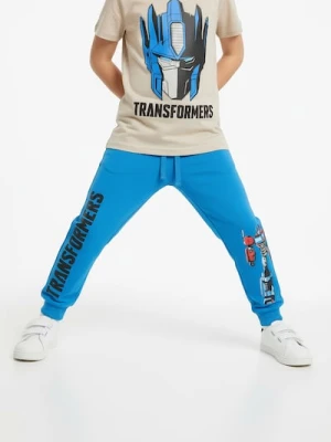 Sinsay - Spodnie dresowe Transformers - niebieski