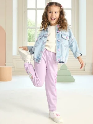 Sinsay - Spodnie dresowe z aplikacją - niebieski