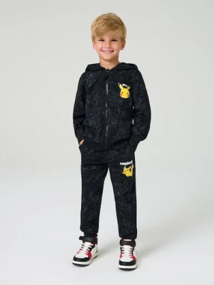 Sinsay - Spodnie dresowe z efektem sprania Pokémon - szary