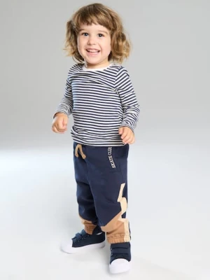 Sinsay - Spodnie dresowe z przeszyciami - wielobarwny