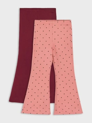 Sinsay - Spodnie dzwony 2 pack - wielobarwny