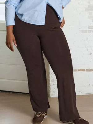 Sinsay - Spodnie dzwony - brązowy