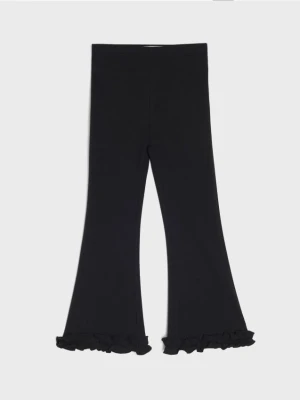 Sinsay - Spodnie dzwony - czarny