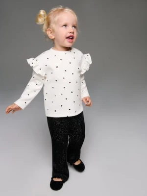 Sinsay - Spodnie dzwony - czarny