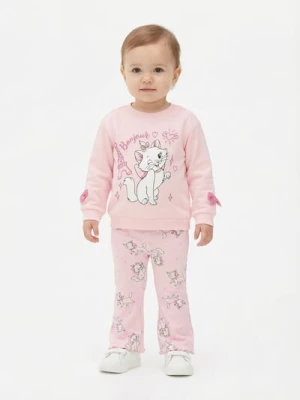 Sinsay - Spodnie dzwony ze wzorem Marie - różowy