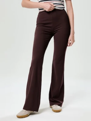 Sinsay - Spodnie flare - fioletowy