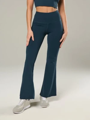 Sinsay - Spodnie flare - granatowy