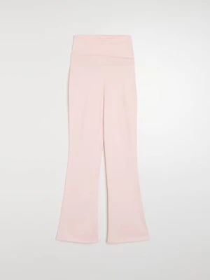 Sinsay - Spodnie flare - różowy