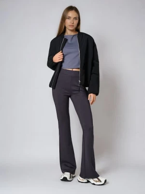Sinsay - Spodnie flare - szary