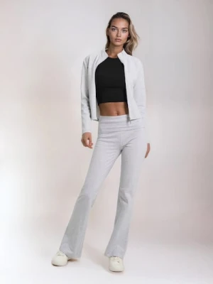 Sinsay - Spodnie flare - szary