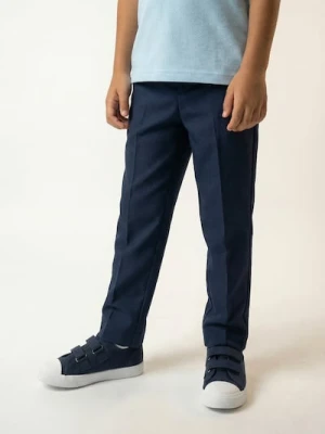 Sinsay - Spodnie garniturowe w stylu chino - granatowy