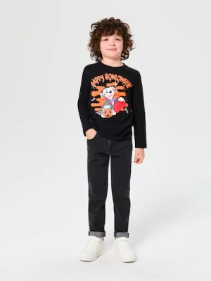 Sinsay - Spodnie jeansowe - czarny