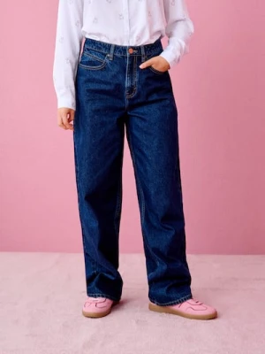 Sinsay - Spodnie jeansowe - granatowy