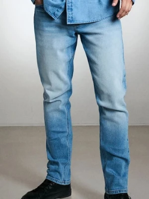 Sinsay - Spodnie jeansowe - niebieski