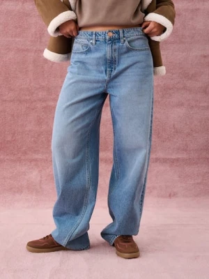 Sinsay - Spodnie jeansowe - niebieski