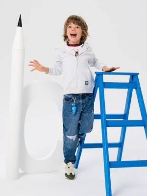 Sinsay - Spodnie jeansowe - niebieski