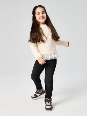 Sinsay - Spodnie jeansowe slim - szary