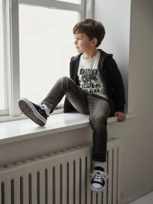 Sinsay - Spodnie jeansowe - szary