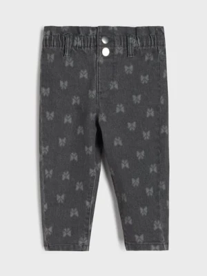 Sinsay - Spodnie jeansowe - szary