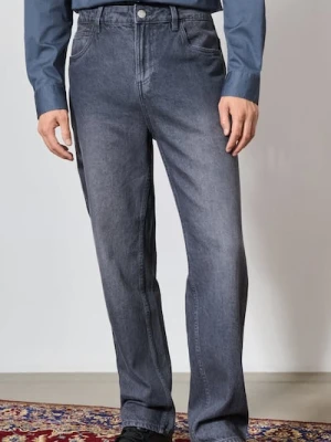 Sinsay - Spodnie jeansowe - zielony