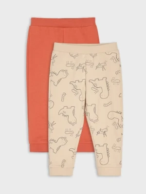 Sinsay - Spodnie jogger 2 pack - czerwony