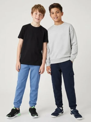 Sinsay - Spodnie jogger 2 pack - granatowy